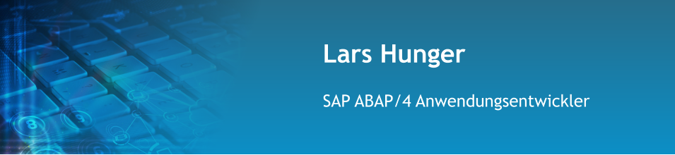 Lars Hunger  SAP ABAP/4 Anwendungsentwickler